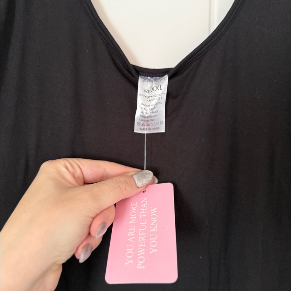 NWT Maternity Bodycon Black Dress- XXL - Picture 3 of 3